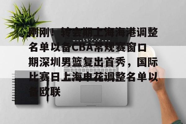 球盟会官方-包含刚刚！转会期上海海港调整名单以备CBA常规赛窗口期深圳男篮复出首秀，国际比赛日上海申花调整名单以备欧联的词条